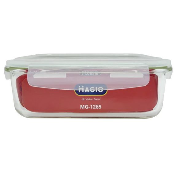 Контейнер харчовий з кришкою Magio MG-1265 1500 мл 22.9х17.5х7.7 см