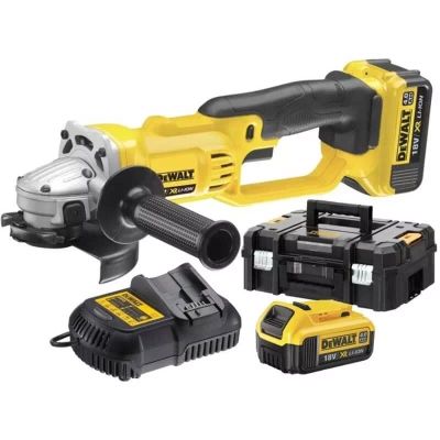Шлифовальная машина DeWALT 18В XR Li-lon, 2x4Ah, 125 мм, 8000 об/мин (DCG412M2)