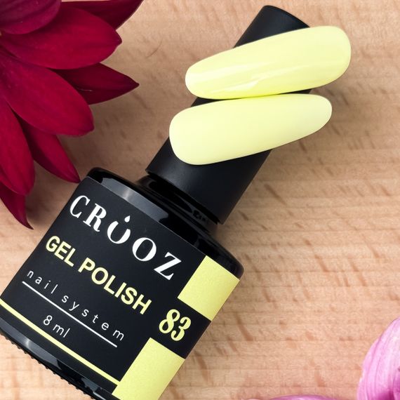 Гель-лак Crooz 83 (медова диня) 8мл | Зображення 3