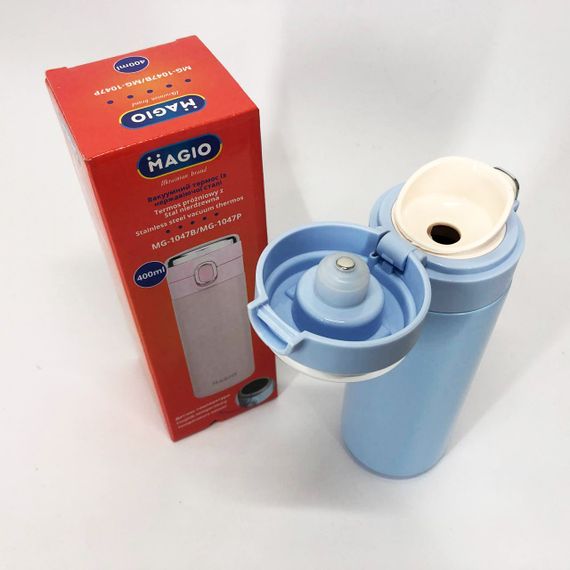 Термос SMART MAGIO MG-1047B вакуумный 400 мл, Умный термос с датчиком температуры, Термос походный | Зображення 9