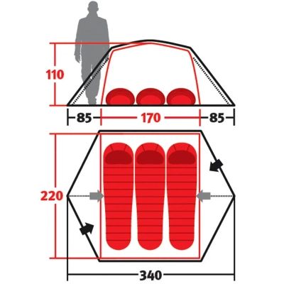 Палатка Wechsel Charger 3 TL Laurel Oak (231009) (DAS303106) | Зображення 8