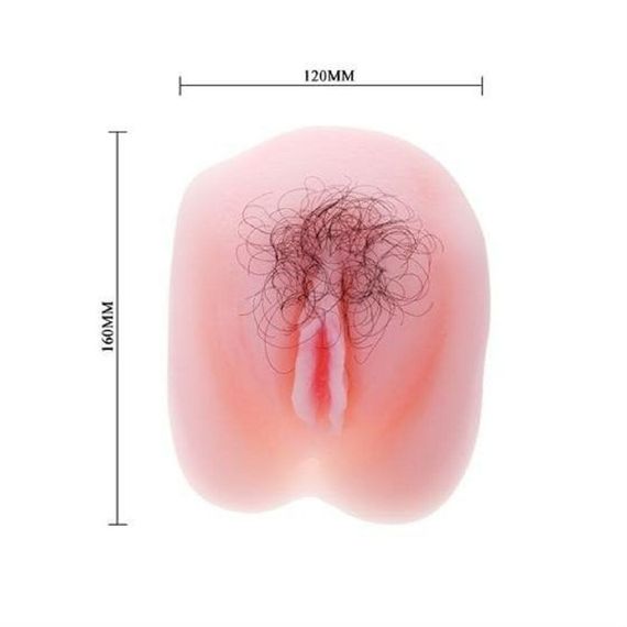 Мастурбатор с вибрацией Anthea Magic Flesh реалистичный, с двумя отверстиями, телесный 16 х 12 см Sex Aura | Зображення 2