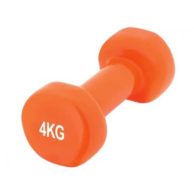 Гантель PowerPlay вінілові 4125 Achilles 2 х 4 кг Помаранчеві (PP_4125_4kg_2in) | Зображення 2