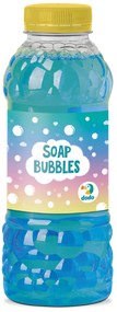 Мильні бульбашки Dodo Mega Bubbles Єдиноріжки 450 мл з тарілочкою