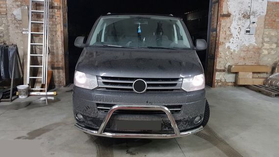 Кенгурятник WT006ST (нерж) для Volkswagen T5 2010-2015 гг | Зображення 2