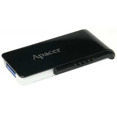 USB флеш накопичувач Apacer 64GB AH350 Black RP USB3.0 (AP64GAH350B-1) | Зображення 2