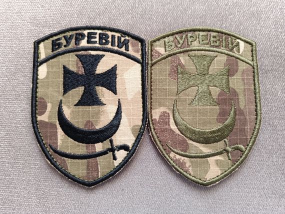 Шеврон Буревей / комплект 2шт (мультикам)