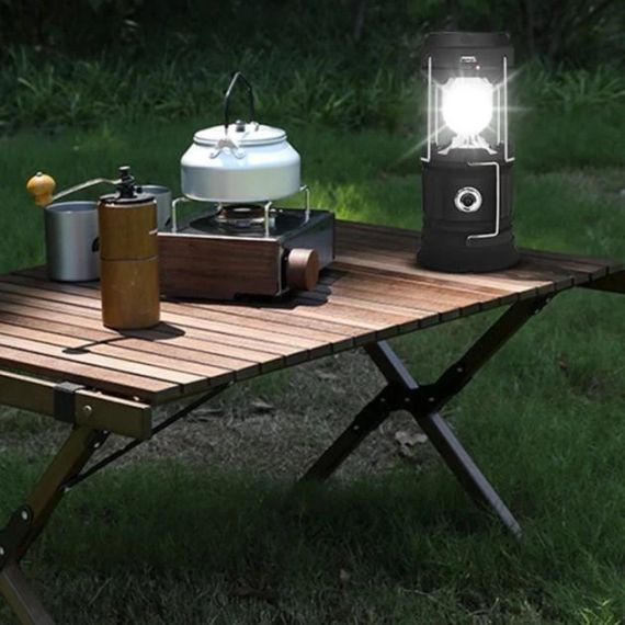 Кемпинговая LED лампа X-BAIL BL-5800 c фонариком и солнечной панелью | Зображення 5