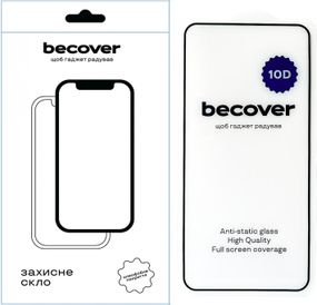 Захисне скло для смартфона BeCover Захисне скло  для Google Pixel 8 Pro 10D Black (711492)