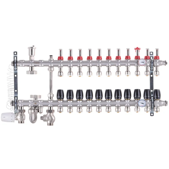 Коллектор со встроенным смеш. узлом Koer KR.S1012-11 1 "х11 SUS304 и евроконус 3/4-16 (KR2944)