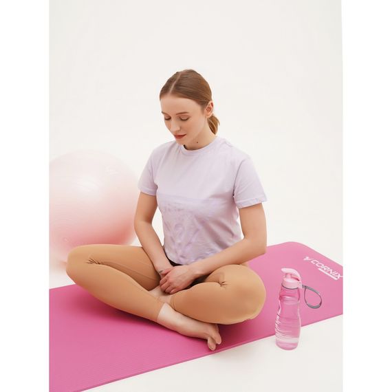 Килимок спортивний Cornix NBR 183 x 61 x 1 cм для йоги та фітнесу XR-0010 Pink | Зображення 5