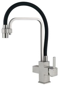 Кухонний змішувач Fabiano FKM 31.11 Inox Black 02 8231.403.0855