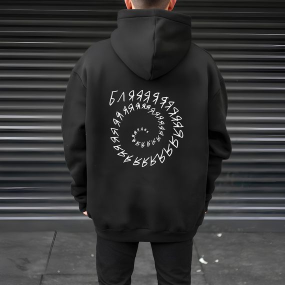 Худі з ДТФ на Флісі (оверсайз)