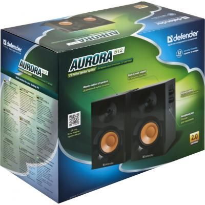 Акустика Defender 2.0 Aurora S12 12W дерево (65415) | Зображення 1