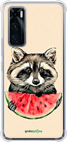 Чохол на Vivo V20 SE Єнотик з кавуном "4605sp-2128-2448"