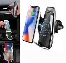 Автомобильный держатель с беспроводной зарядкой SMART SENSOR S5