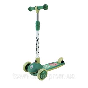 Детский самокат 3-х колесный SC817(Green) с музыкой и светом