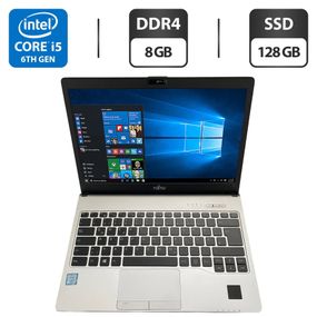 Ультрабук Б-класс Fujitsu LifeBook S936 / 13.3" (1920x1080) IPS / Intel Core i5-6200U (2 (4) ядра по 2.3 - 2.8 GHz) / 8 GB DDR4 / 128 GB SSD / Intel HD Graphics 520 / WebCam б/у
