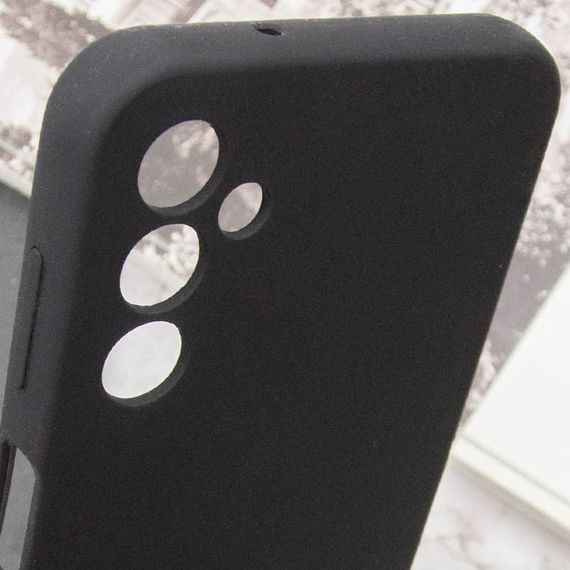 Чехол Silicone Cover Lakshmi Full Camera (AAA) для Samsung Galaxy A25 5G Черный / Black | Зображення 5