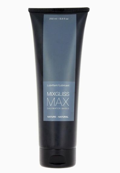 Анальный гель-смазка MixGliss MAX NATURE (250 мл) на водной основе с экстрактом алоэ sexstyle