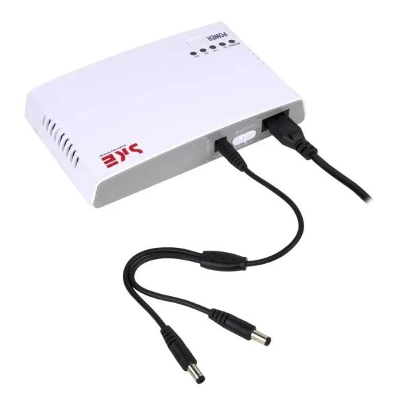 Источник бесперебойного питания для роутера (ИБП) 5/9/12в - USB бесперебойник 12 вольт 32.56Wh (УПС) белый | Зображення 1