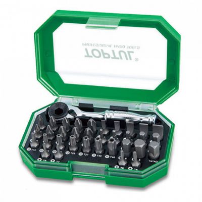 Набор бит Toptul с трещоткой 1/4&quot; 35ед. (GACW3504)