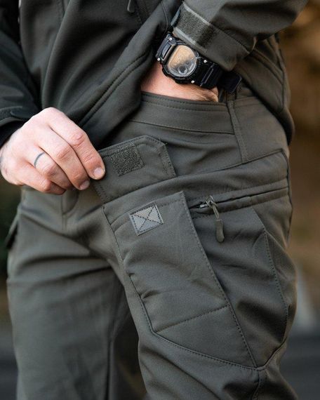 Городские тактические штаны MAXIMUS софтшел  light grey ПП7982 | Зображення 4