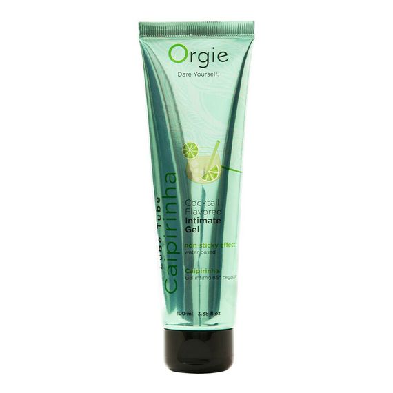 Лубрикант на водной основе Orgie Lube Tube Cocktail Caipirinha, 100 мл, вкус цитрусового коктейля Sex Aura