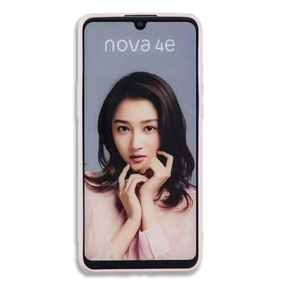 Чохол Candy Silicone для Huawei P30 lite колір Рожевий | Зображення 1