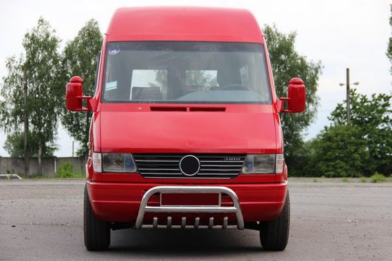 Кенгурятник WT008 (нерж.) для Mercedes Sprinter 1995-2006 гг | Зображення 1