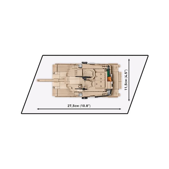 Конструктор Cobi Танк M1A2 Абрамс, 975 деталей (COBI-2622) | Зображення 4