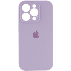 Чехол Silicone Case Full Camera Protective (AA) для Apple iPhone 16 Pro (6.3") Сиреневый / Lilac