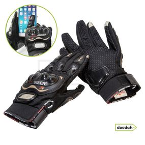 Мото рукавички сенсорні - Pro Biker MCS-01C Black - L - купити в Україні