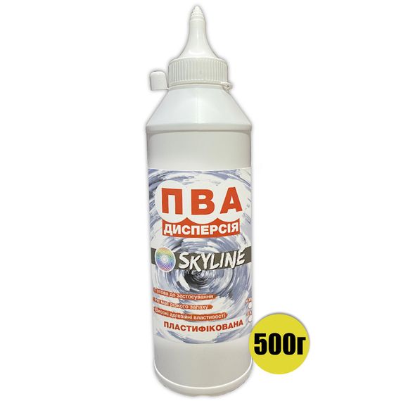 Дисперсія ПВА пластична готова до застосування SkyLine 0.5 кг | Зображення 1