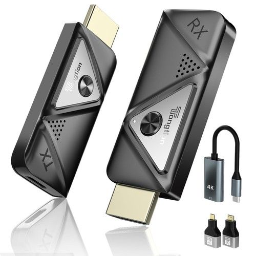 Беспроводной HDMI-передатчик и приемник, портативный беспроводной HDM-передатчик с поддержкой 4K и 1080P (tgn-dt257w-h)