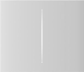 Кнопка центральна Ajax для двоклавішного вертикального вимикача CenterButton Vertical 2-gang for LightSwitch, Jeweler, бездротовий, білий (000046483)