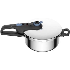 Кастрюля Tefal Secure Trendy, 4л, (скороварка) з паровим кошиком (P2580402)