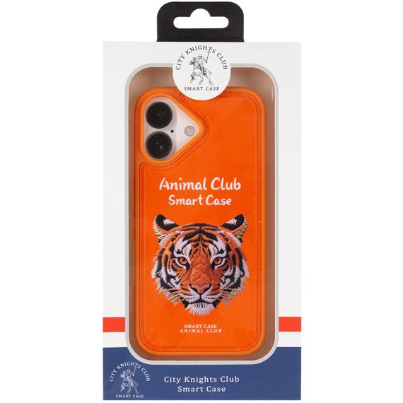 TPU+PC чохол Animal Club для Apple iPhone 16 (6.1") Hermes Orange | Зображення 5