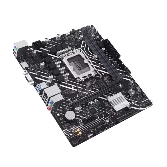 Материнcька плата ASUS  PRIME H610M-K ARGB s1700 H610 2xDDR5 M.2 HDMI D-Sub mATX ARGB (90MB1G90-M0EAY0) | Зображення 3