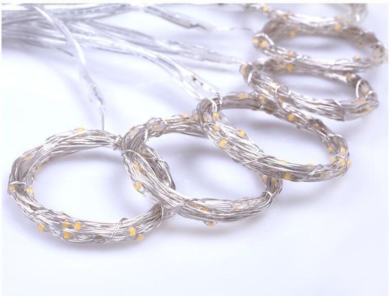 Гірлянда нитка крапля роси на штору 3х3 метра 300 LED ламп Біла Роса USB з пультом | Зображення 3