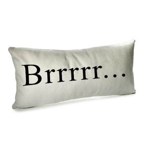 Подушка для дивану оксамитова Brrrrr... 50x24 см (52BP_22NG013)