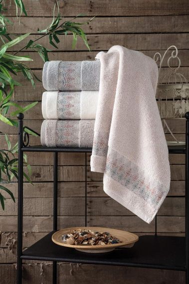 Набор полотенец 70х140 см Pupilla Peter, банные 4 шт. | Зображення 1