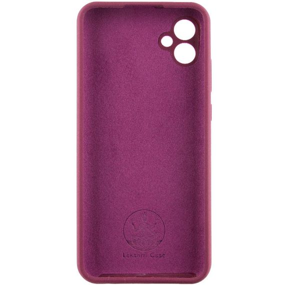 Чехол Silicone Cover Lakshmi Full Camera (AAA) для Samsung Galaxy A04e Бордовый / Plum | Зображення 2