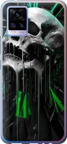 Чехол на Vivo V20 Череп-часы "4100u-2127-17620"