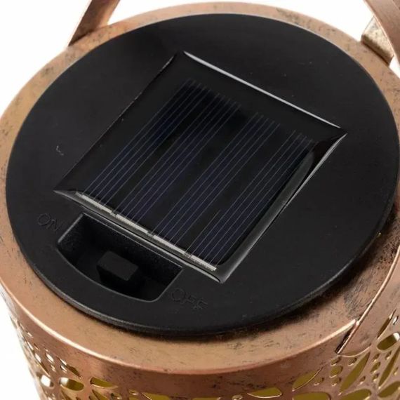 Садовий світильник на сонячній батареї "Лійка" 80см, Fairy lamp / Декоративний LED ліхтар для саду | Зображення 3