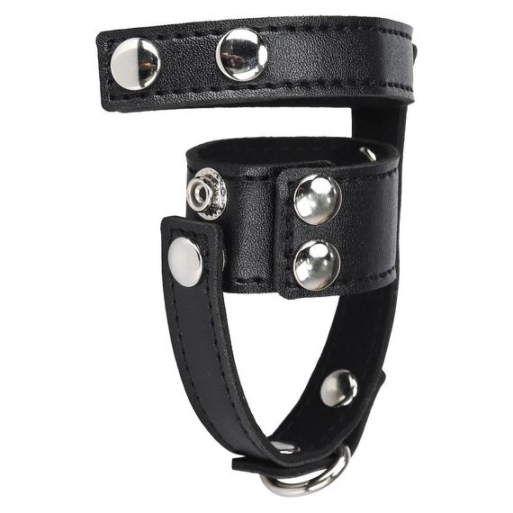 Фіксатор з ремінців на пеніс та яєчка Wild Play sexstyle | Зображення 1