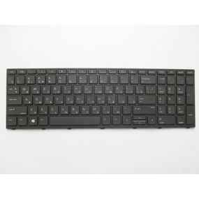 Клавиатура ноутбука HP ProBook 450 G5, 455 G5, 470 G5 черная с черной рамкой с подс (A46159)