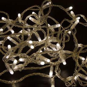 Гирлянда 500LED (Диод) White Hot,50 метров,8 режимов,прозрачная изоляция
