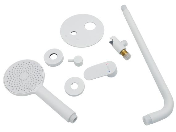 Душова система AIM прихованого монтажу білий DG203-1( frosted white) | Зображення 4