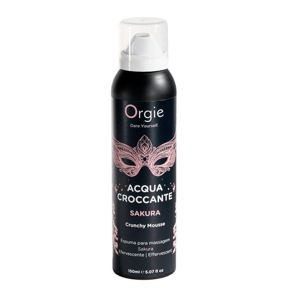 Масажна пінка Orgie – Acqua Croccante Sakura (150 мл), ефект бульбашок, що лопаються Sex Aura
